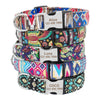 Personalisierbares Nylonhundehalsband mit hochwertiger Lasergravur von Pawdeluxe