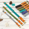 Personalisierbares Hundehalsband - Gurtband meets Leder!